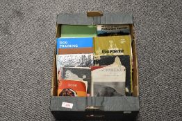 A selection of vintage books of dog interest, of Dachshund, Yorkshire terrier, Great Dane interest