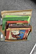 A selection of predominantly vintage ephemera, including Hollywood album and film review volumes,