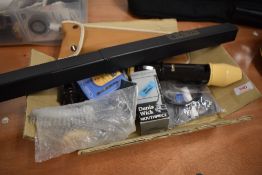 A selection of recorders etc including Cornet mouthpiece and clarinet reeds