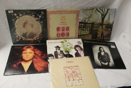 A six album lot of Fairports / Sandy Denny interest - later pressings - also Pentangle - folk / folk