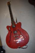 A vintage bass guitar, Rosetti Bass 3