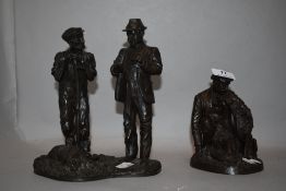 Two modern Heredities figure studies of farm workers