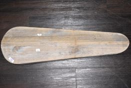 An antique pine wood violin case