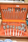 A mid century Arthur Price Atlas design canteen of cutlery