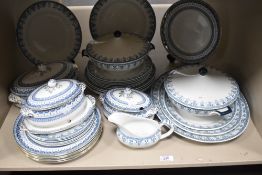 A large part dinner service by Cauldon
