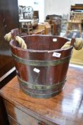 A tradition wooden pail