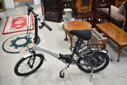 An Apollo transition folding bike