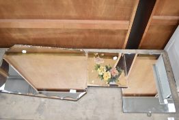 A selection of vintage mirrors