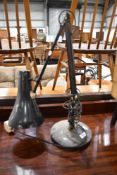 A vintage angle poise lamp