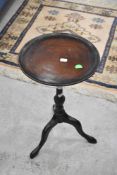 A reproduction wine table