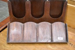 A late 19th or early 20th Century bank tellers tray, labelled for Wm Nicholson Leeds