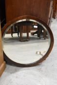A mahogany mirror