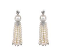 PAIRE DE PENDANTS D'OREILLES