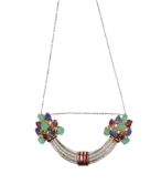 IMPORTANTE BROCHE- PENDENTIF "TUTTI FRUTTI"