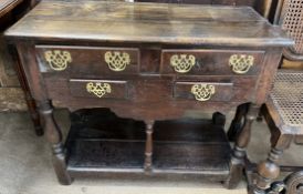 An 18th century style dresser base,