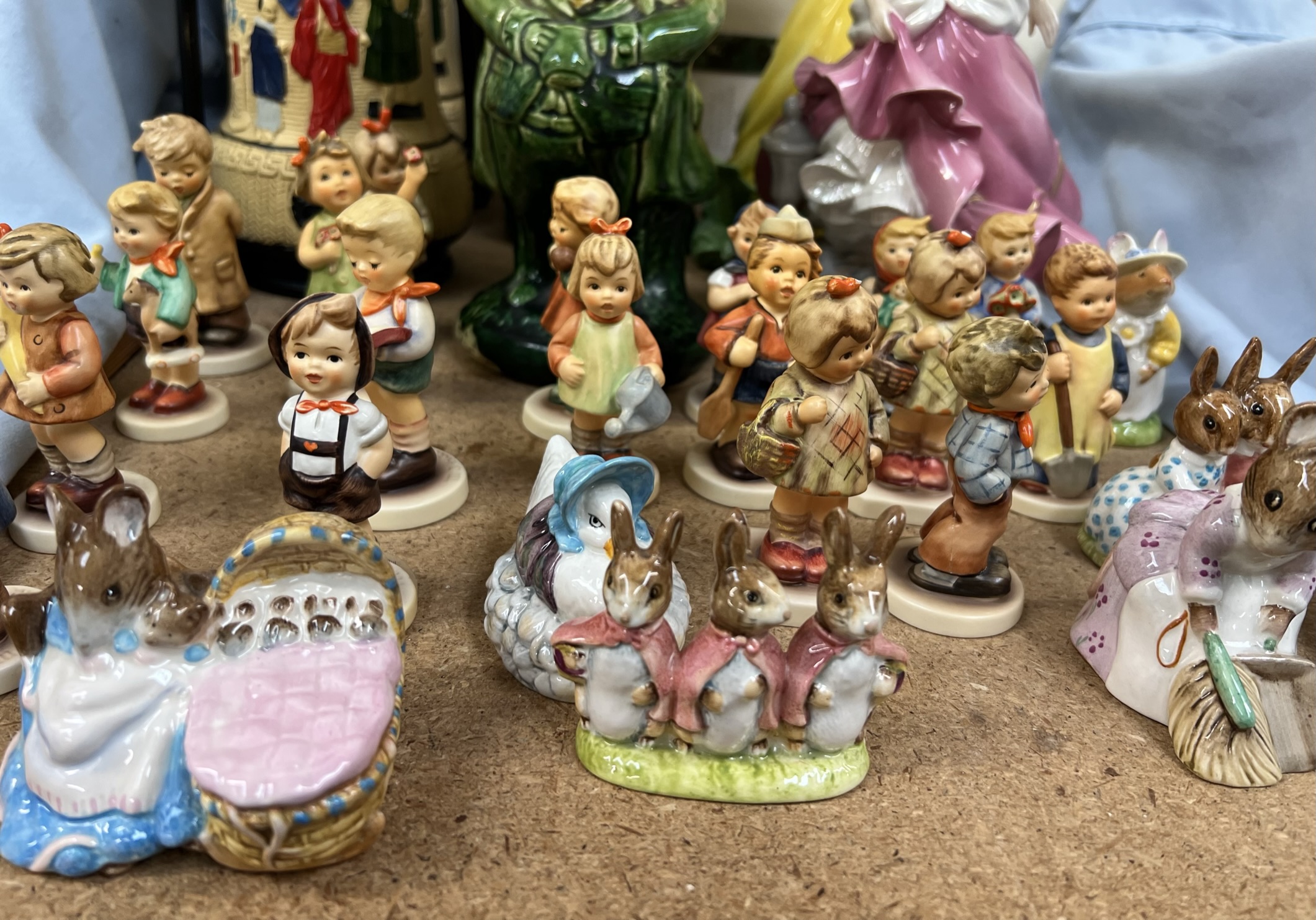A collection of Hummel figures together with Beswick and Royal Doulton figures, - Image 3 of 3