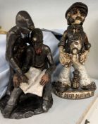 A pottery miner inscribed to the base 