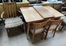 A mid 20th century Gordon Russell teak dining room suite,