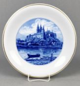 Meissen Ansichtenteller *Albrechtsburg*