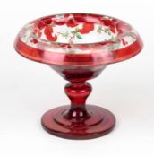 Biedermeier Zuckerschale Böhmen um 1840