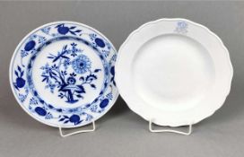 Meissen 2 Teller 19. Jahrhdt.