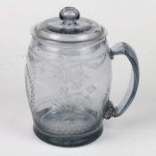 Biedermeier Deckelhumpen um 1840