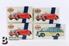 Miscellaneous Corgi Classics die-cast vehicles, 03301 MGA Open Top, 02901 Jaguar XK 120 Open Top,