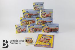 Corgi die-cast models Chipperfields Circus vehicles, 97886 Scammell Highwayman with Crane, Bedford