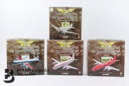 Corgi Classic Propliners diecast models, including Vickers Viscount 700 Series 1:144 boxed 1st