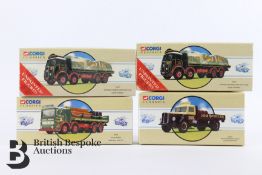 Eight Corgi die-cast Road Transport vehicles, including 97327 Atkinson 8 Wheel Rigid with Load Eddie