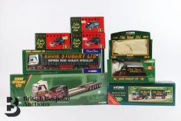 Nine die-cast Eddie Stobart vehicles including an Eddie Stobart Ltd 30th Anniversary (1970-2000)