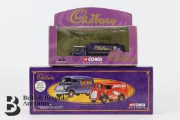 Collection of Corgi Classics die cast 1:50 scale Cadbury models, includes 15004 Cadbury Bros,