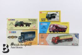 Corgi Classics die-cast vehicles, including 15002 Royal Mail Scammell Scarab, 15202 Scammell