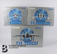 Collection Armour 1:48 Metal, including F-14 Tomcat U.S. Navy 