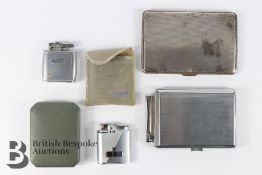 Silver and 9ct Gold Cigarette Case