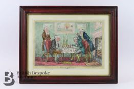 George Cruikshank Hand Coloured Engraving