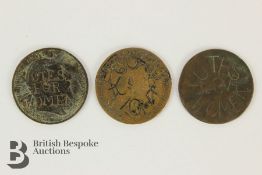 Three Votes for Women Edwardian Coins