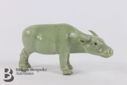 South Asian Ceramic Water Buffalo