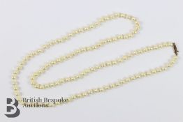 Set of Cultured Pearls