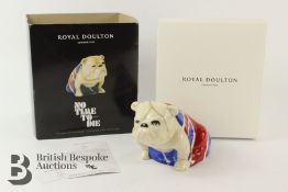 Royal Doulton James Bond 007 Jack No Time To Die Bulldog