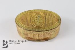 19th Century Gilt Snuff Box