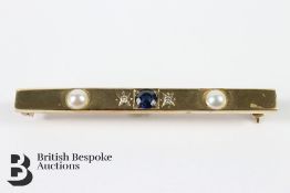 Sapphire Brooch