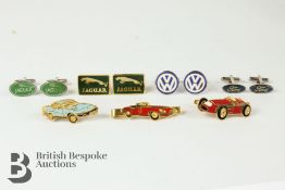 Manhattan Windsor Motoring Cufflinks and Tie Pins