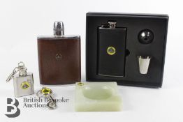 Lotus Jim Clark 'Black Badge' Drinks Flask and Lotus Accessories