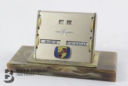 Porsche Perpetual Desk Calendar