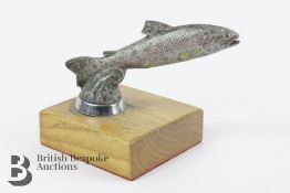 Leaping Rainbow Trout Mascot