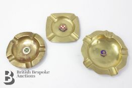 Circa 1950s Brass Ashtrays