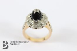 18ct Sapphire and Diamond Ring
