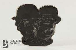 Unique and Unusual Enamelled Aluminium Bulkhead Fitting Accessory