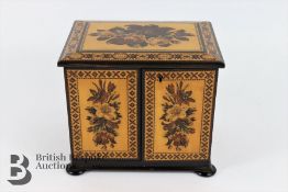 T. Barton Tunbridge Ware Rosewood Jewellery Chest